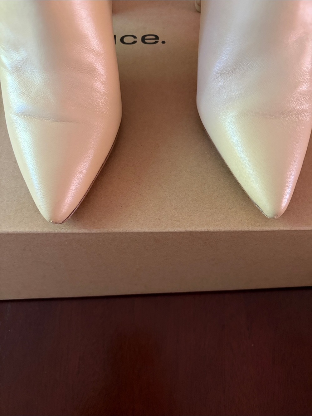 Vince Pilar Macadamia Le Pointed-Toe Leather Boots - Picture 10 of 13